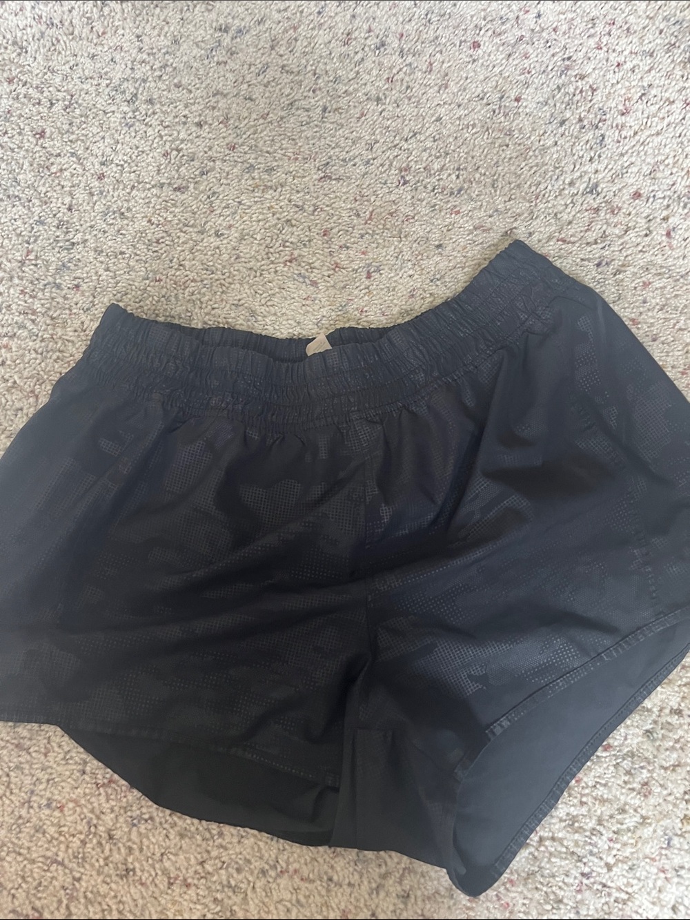 Marika Black Athletic Running Shorts